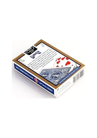 Rider Back International Standard Endeks, Poker Boyu, 1 Deste, Kırmızı Veya Mavi