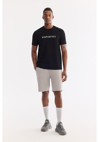 Avva Erkek Siyah Bisiklet Yaka Baskılı Bi-stretch İnterlok Regular Fit T-shirt A61y1061 Avva Erkek Siyah Bisiklet Yaka Baskılı Bi-stretch İnterlok Regular Fit T-shirt A61y1061