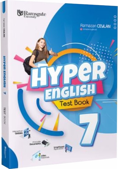 Hiperzeka Yayınları 7. Sınıf Hyper English Test Book - Ramazan Ce