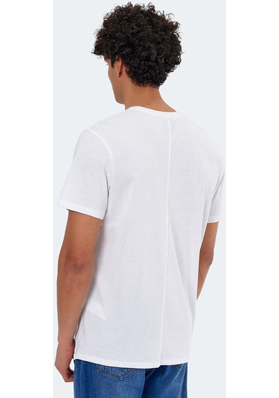 Slazenger KARNEN IN Oversize Erkek Tişört Beyaz