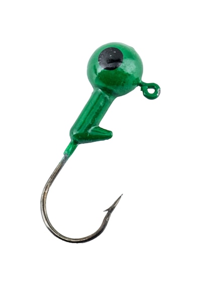 Jighead - Zoka - Kurşunlu Olta İğnesi - Xh-a 02 - Yeşil - 21 Gr