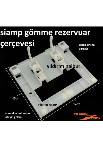 Siamp Gömme Rezervuar Buton Çerçevesi İç Takım Basma Düğme Çerçev
