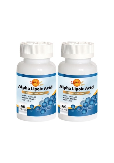 Force Nutrition Alfa Lipoik Asit 2x60 Kapsül Alpha Lipoic Acid