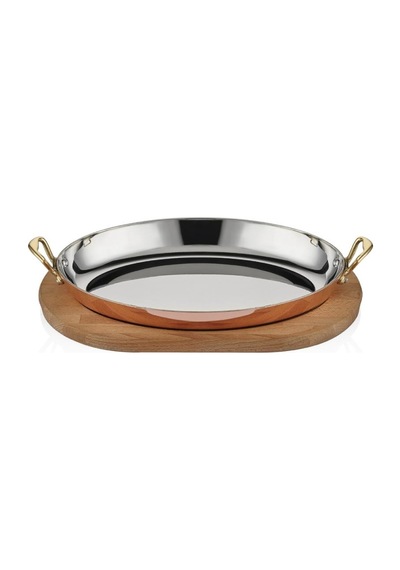 Multi Metal Bakır Oval Sahan Ve Nihale A101ov30a Bakır