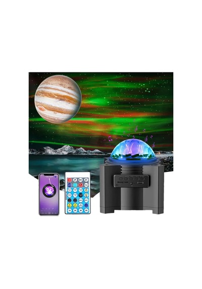 Stary Projector Light Bluetooth Hoparlör Tavan Duvar Ambians Işıklandırma