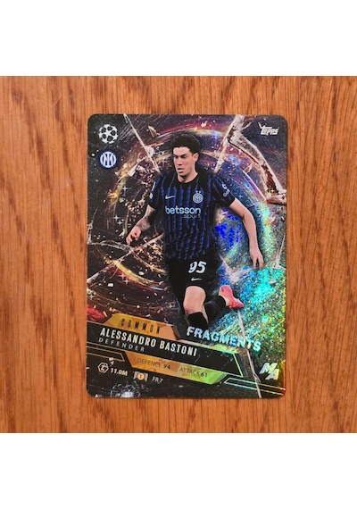 Topps Madness 2026 Alessandro Bastoni Fragments Oyun Kartı
