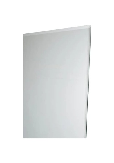 Düz Dikdörtgen Ayna - 400 X 600 Mm - Krom Çerçeve Açık Gold