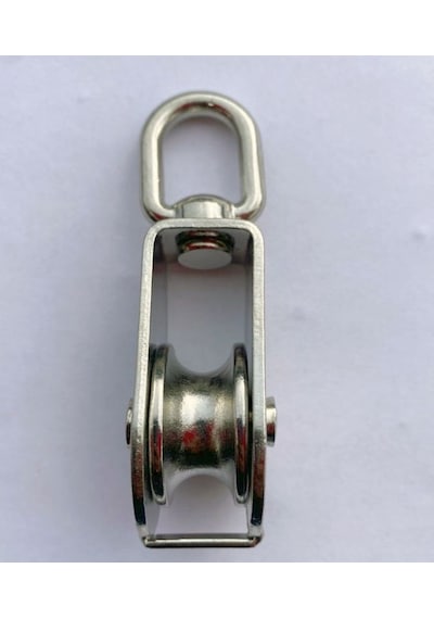 Paslanmaz Krom Tekli̇ Makara 25mm