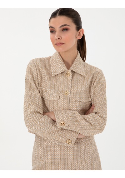 Pierre Cardin Kadın Bej Ceket 50300056-vr011 Bej