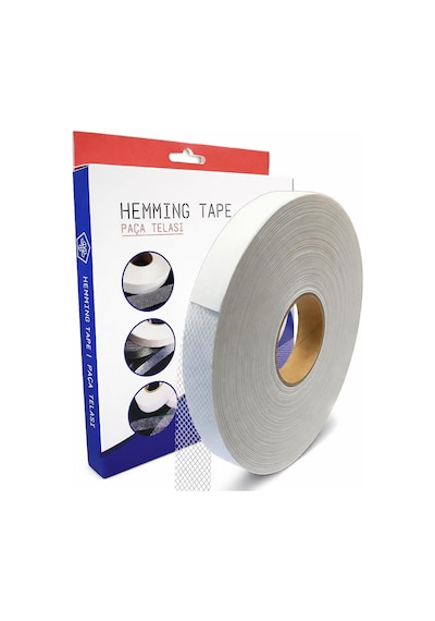 Modern Teknik Tekstil Paça Telası 2 Cm X 50 M - Çift Taraflı Yapışkan Tela - Şerit Tela - Ütü İle Yapıştırı Diğer