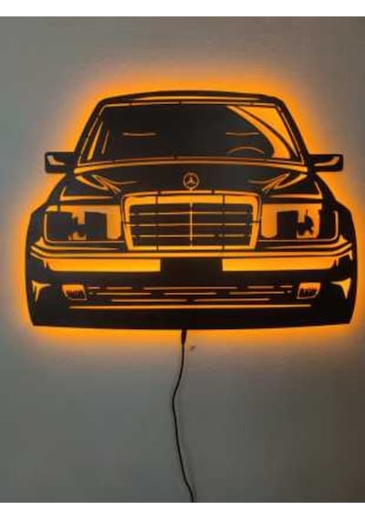 Merdedes W124 Araba Led Işıklı Tablo Merdedes W124 Araba Led Işıklı Tablo