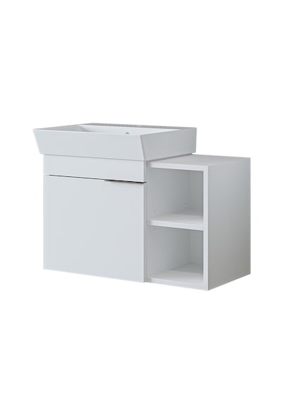 Likya Ayaksız Tek Kapaklı Açık Raflı Lavabolu 72 Cm Banyo Dolabı Alt, Lavabolu Alt Banyo Dolabı Beyaz Likya Ayaksız Tek Kapaklı Açık Raflı Lavabolu 72 Cm Banyo Dolabı Alt, Lavabolu Alt Banyo Dolabı Beyaz