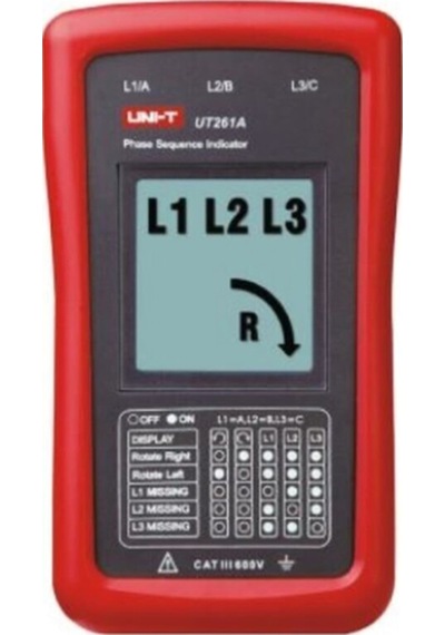 Unit Ut261a Dijital Faz Sırası Ölçer