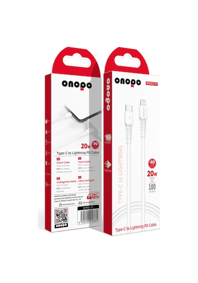 Type-c To Lightning Pd 20w Hızlı Şarj Ve Data Kablosu 100cm - P4
