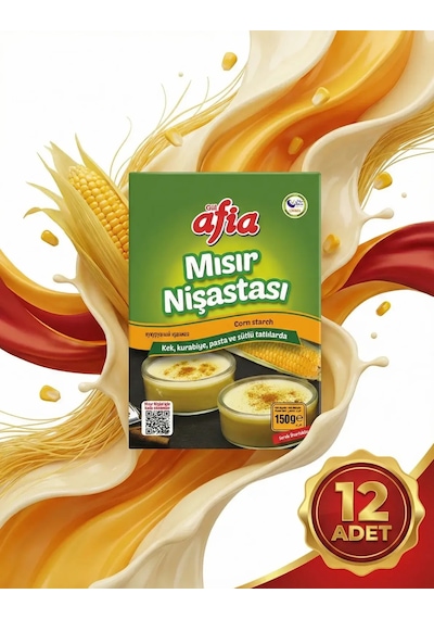 Afia Mısır Nişastası 12x150 Gr