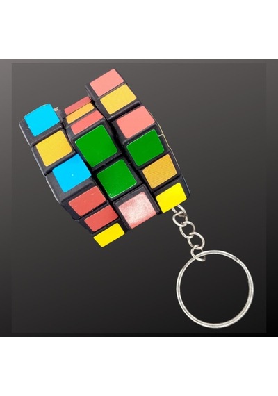 Zeka Küpü Sihirli Rubik Küp Anahtarlık
