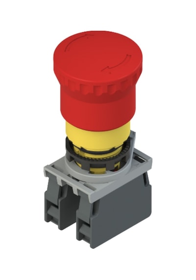 E2 Ac Dxbc1002 Pizzato Acil Stop Butonu 2 Nc Sarı Kırmızı