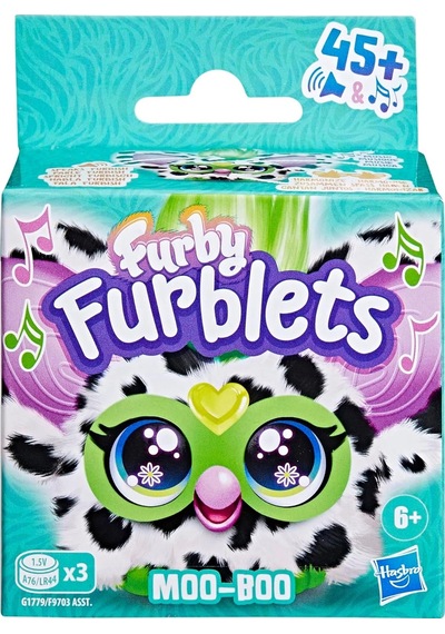 Furby Furblets Moo-boo Elektronik Mini Peluş 45+ Sesli 6+ Yaş Çok Renkli
