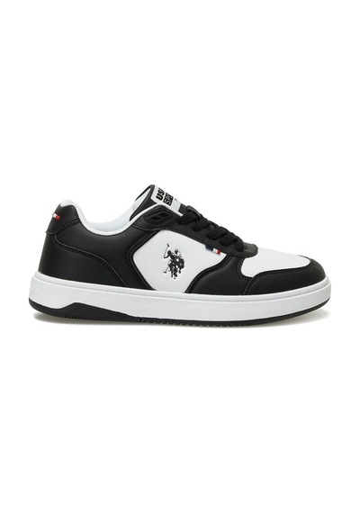 U.S. Polo Assn. Us Polo Assn. 102033398 Panoa 5pr Erkek Günlük Sneaker Siyah - Beyaz