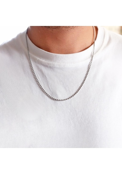 Çelik Zincir 316l Unisex Model 2 Mm Zn-292 Gri