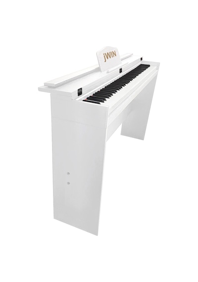 Jwin Sdp-92 Tuş Hassasiyetli 88 Tuşlu Kapaklı Dijital Piyano + Tabure - Beyaz