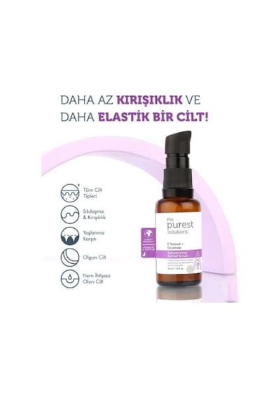 The Purest Solutions Vita-a Rejuvenating Retinol Serum %1 Retinol + Ceramide 30 Ml