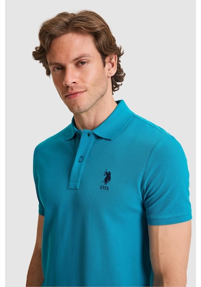 U.s. Polo Assn. Erkek Petrol Tişört Basic 50326920-vr102