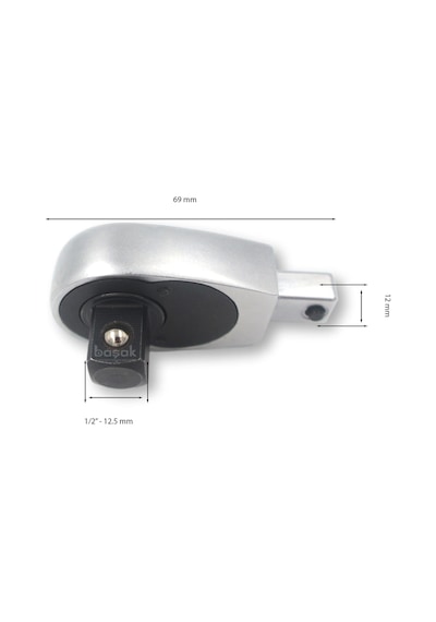 Ceta Form 1/2" Soketli Cırcır Kafası 9x12 D02e-rh0912