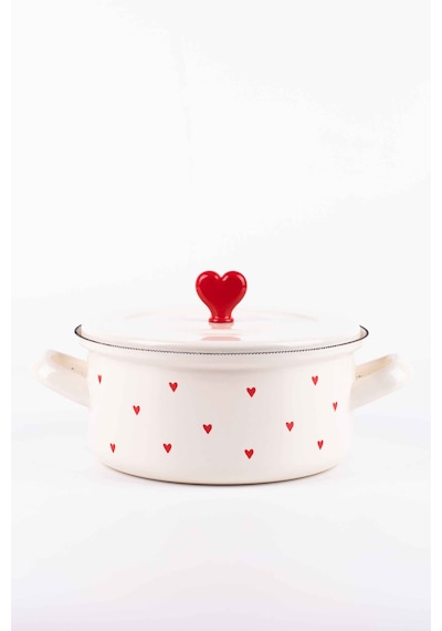 Cupid Emaye Kısa Tencere 18cm 1.5 Litre