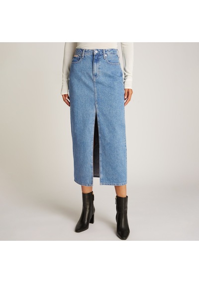 Calvin Klein Maxi Kadın Lacivert Etekdüzj20j224532