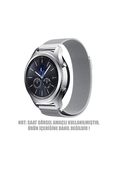 Huawei Watch 3 İçin Kordon Milanese Loop Gümüş Watch 3 İle Uyumlu Kordon - Gümüş Çok Renkli
