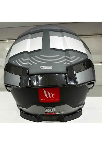 Mt Thunder 4 Sv R25 C2 Full Face Motosiket Kaskı Siyah - Gri