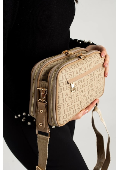 Just Polo Kadın Omuz Çantası 6011mh Kum Düz 58871747