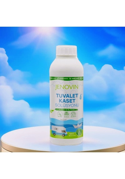 Jenovin Doğa Dostu Çam Aromalı Karavan Wc Kaset Losyonu 1 L + Ölçek