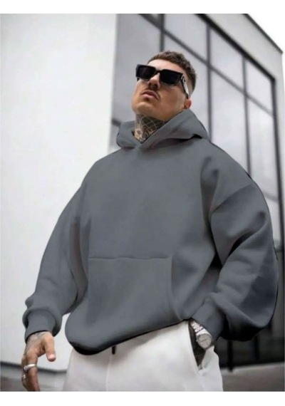 Altamira Erkek Avant Sırt Baskılı Oversize Kapşonlu Sweatshirt 001