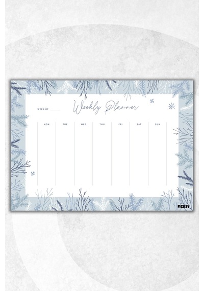 Haftalık Planlayıcı - A4 Ebat Yapılacaklar - 30 Yaprak - Weekly Planner - 0477 Çok Renkli