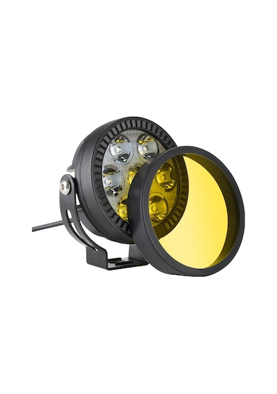 2 Li Set Motosiklet Led Sis Farı Metal Gövde D7 Led Enduro Gs Serileri Uyumlu