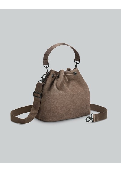 Gaston Luga Splash Bucket Crossbody Çanta - Kahverengi Kaherengi