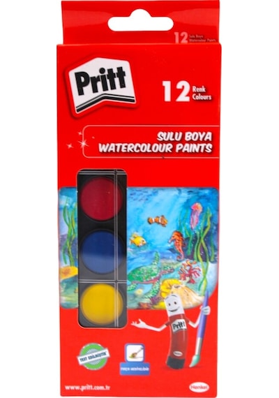 Kırtasiye Ofisi Pritt İlkokul 4 Parça Boya Seti