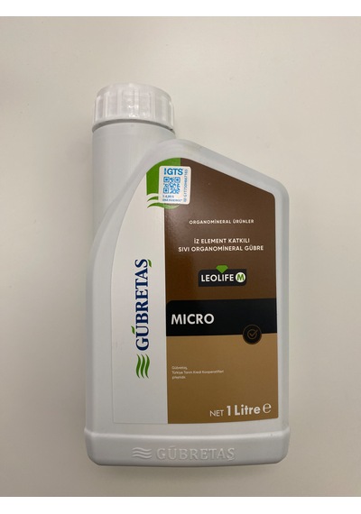 Leolife Mıcro Sıvı Organomineral İz Element Gübresi - 1 Litre Sararma Giderici, Tam Kapsamlı Mikro Besini