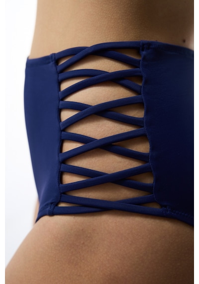 Penti Lacivert High Fashion Yüksek Bel Bikini Altı