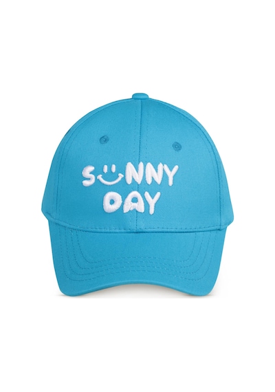 Civil Boys Sunny Kabartma Nakış 2-5 Yaş Çocuk Erkek Kep Şapka - Mavi
