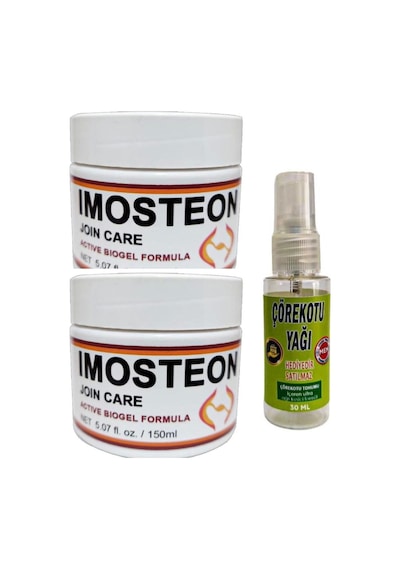 Imosteon Etkili Rahatlatıcı Ve Bakım 150 Ml X 2 Ad+çörek Otu Yağı İle 30 Ml
