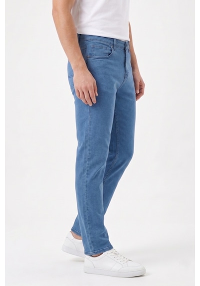 Dynamo Erkek Klasik Kalıp Jeans Pantolon 1701 Bgl-st05355 Mavi