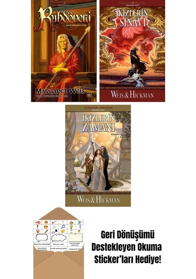 Ruhdöveni Raistlin Tarihçeleri 1. Kitap + İkizlerin Sınavı Efsaneler Serisi 3. Kitap + İkizlerin Zamanı Efsaneler Serisi 1. Kitap