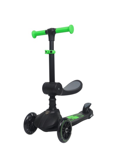 L52ın1-bk Lamborghini Lisanslı Katlanır Oturaklı Işıklı Scooter Siyah Çok Renkli