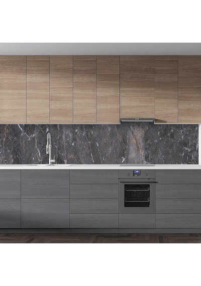 Mutfak Tezgah Arası Folyo Fayans Kaplama Folyosu Limestone Marble