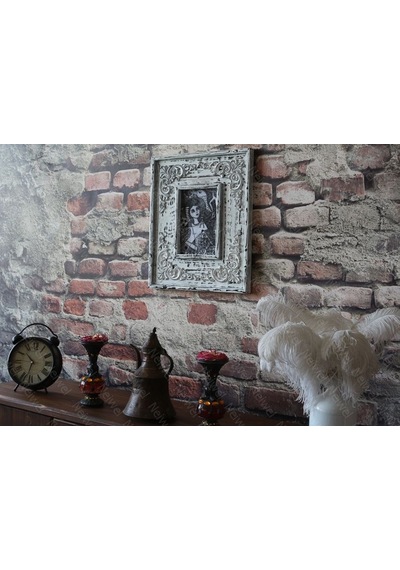 Neiwel Vintage Dorra Resim Ve Ayna Çerçevesi Beyaz