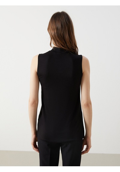 Lcw Modest Siyah Dik Yaka Kadın Body