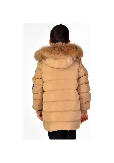 Benitto Kids Benittokids Erkek Çocuk Natürel Kürklü Mont 51254